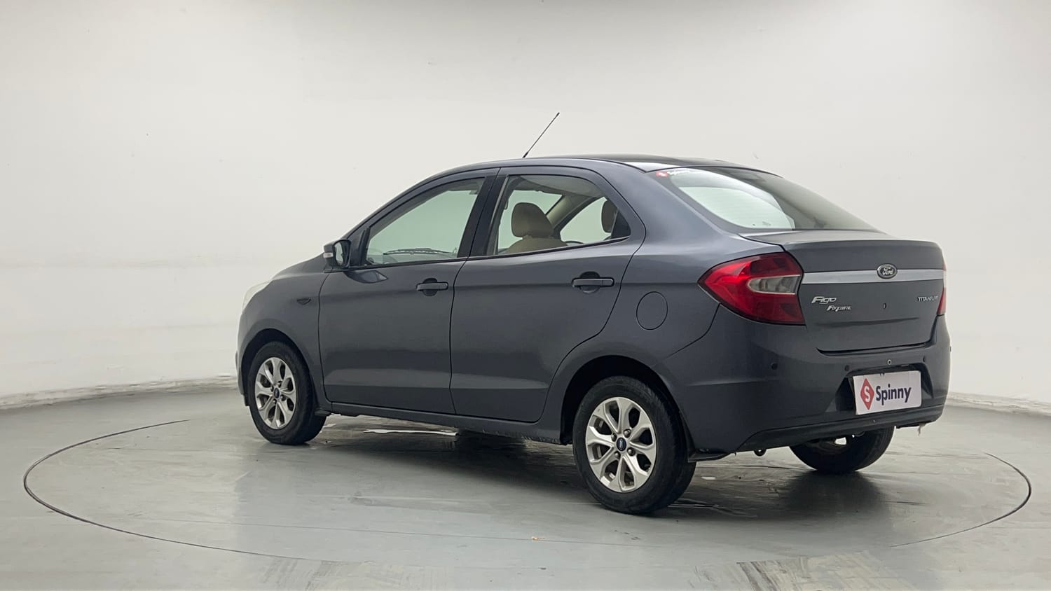 Used 2018 Ford Figo Aspire Titanium 1.2 Ti-VCT Petrol Manual exterior LEFT REAR CORNER VIEW