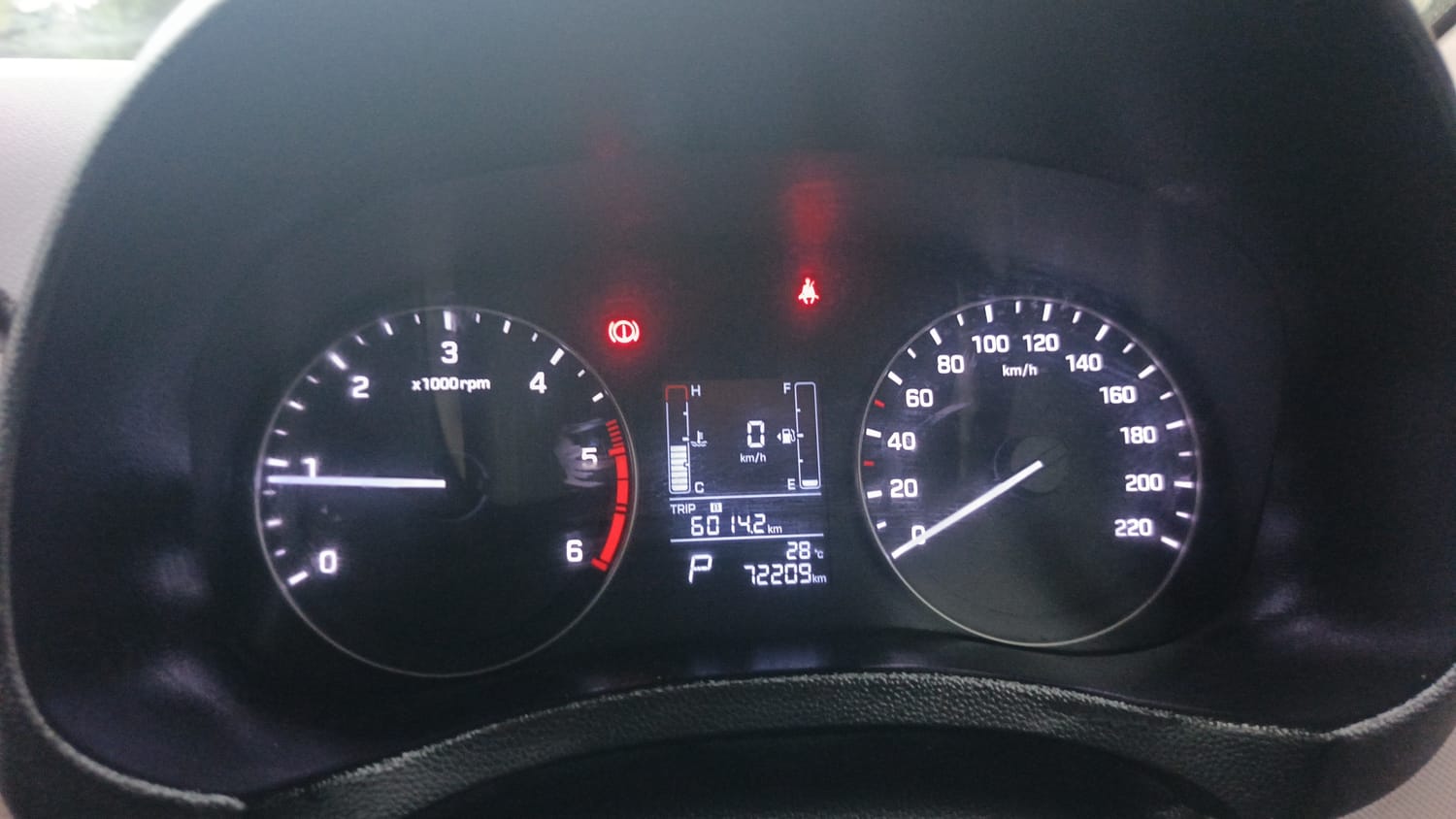 Used 2019 Hyundai Creta SX 1.6 AT CRDi Diesel Automatic interior CLUSTERMETER VIEW