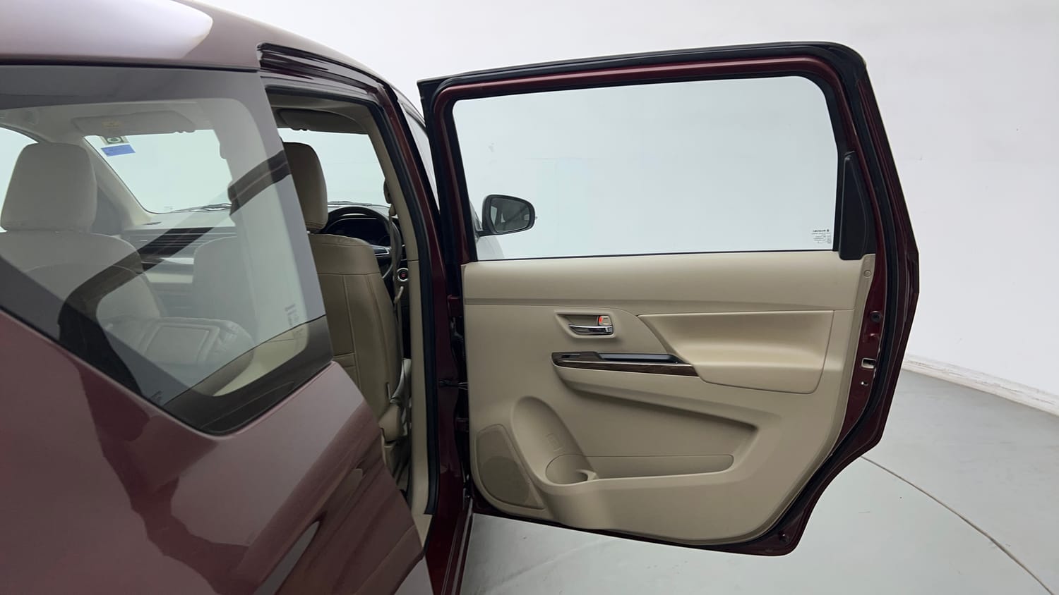 Used 2019 Maruti Suzuki New Ertiga ZXi Petrol Manual interior RIGHT REAR DOOR OPEN VIEW