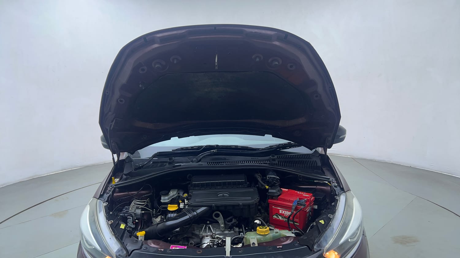 Used 2022 Tata Tigor XZA Plus Petrol Automatic engine ENGINE & BONNET OPEN FRONT VIEW
