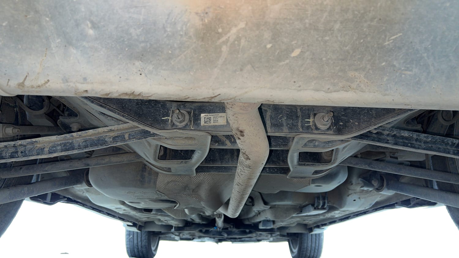Used 2021 Jeep Compass Model S (O) 1.4 Petrol DCT Petrol Automatic extra REAR UNDERBODY VIEW (TAKEN FROM REAR)