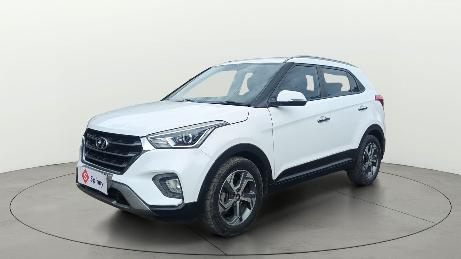 Used 2019 Hyundai Creta SX 1.6 AT CRDi Diesel Automatic exterior LEFT FRONT CORNER VIEW