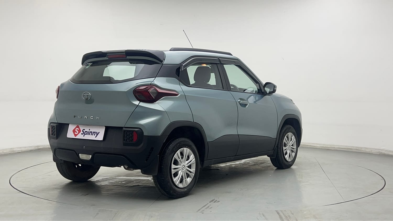 Used 2021 Tata Punch Adventure AMT Petrol Automatic exterior RIGHT REAR CORNER VIEW