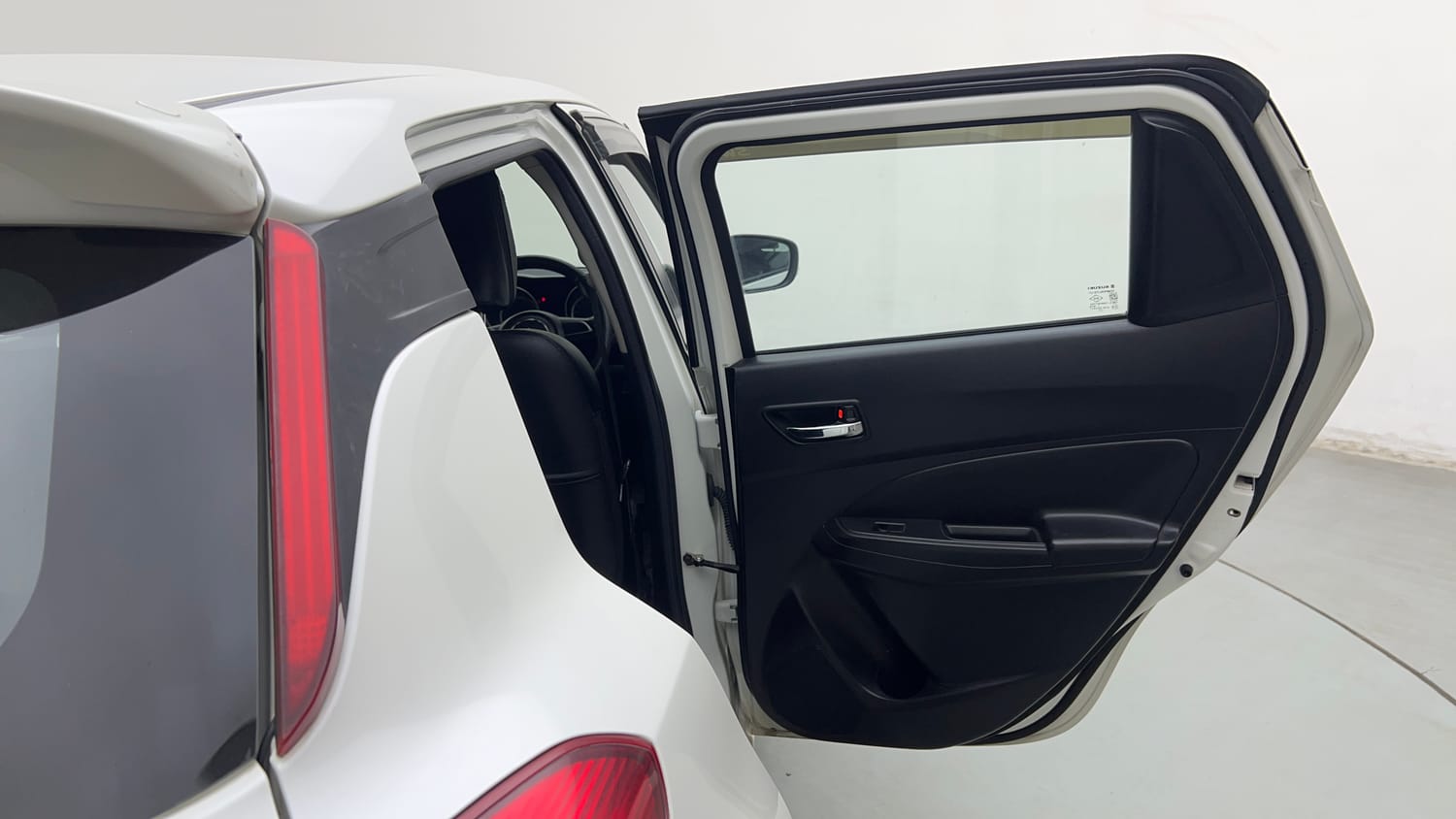 Used 2023 Maruti Suzuki Swift VXi Petrol Manual interior RIGHT REAR DOOR OPEN VIEW