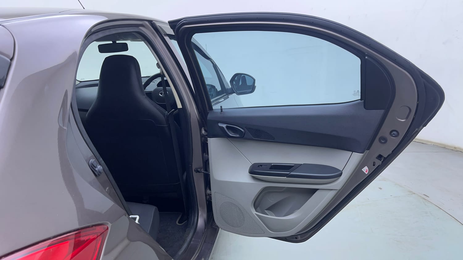 Used 2018 Tata Tiago Revotron XT Petrol Manual interior RIGHT REAR DOOR OPEN VIEW