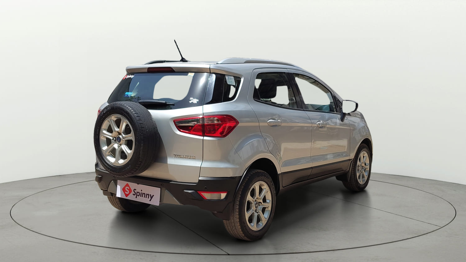 Used 2019 Ford EcoSport Titanium + 1.5L Ti-VCT AT Petrol Automatic exterior RIGHT REAR CORNER VIEW