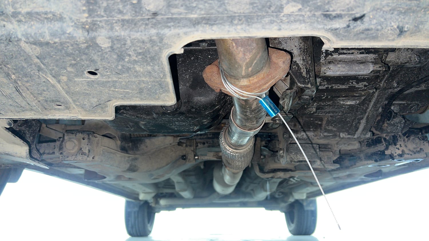 Used 2024 Tata Nexon XMA (S) Petrol Automatic extra FRONT LEFT UNDERBODY VIEW