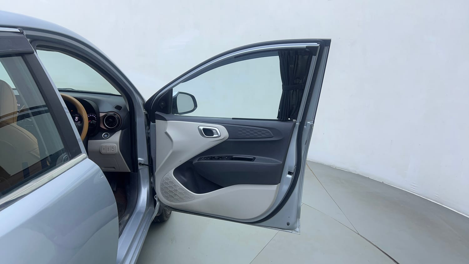 Used 2024 Hyundai Aura SX 1.2 CNG Cng Manual interior RIGHT FRONT DOOR OPEN VIEW