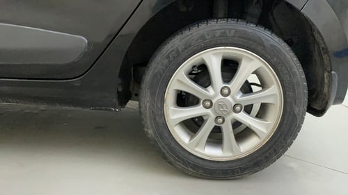 Used 2014 Hyundai Grand i10 Asta 1.2 Kappa VTVT Petrol Manual tyres LEFT REAR TYRE RIM VIEW