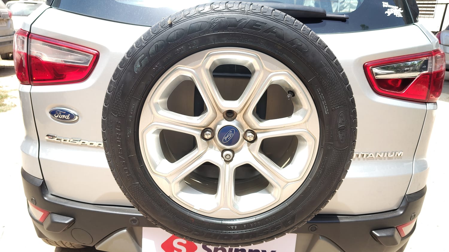 Used 2019 Ford EcoSport Titanium + 1.5L Ti-VCT AT Petrol Automatic tyres SPARE TYRE VIEW