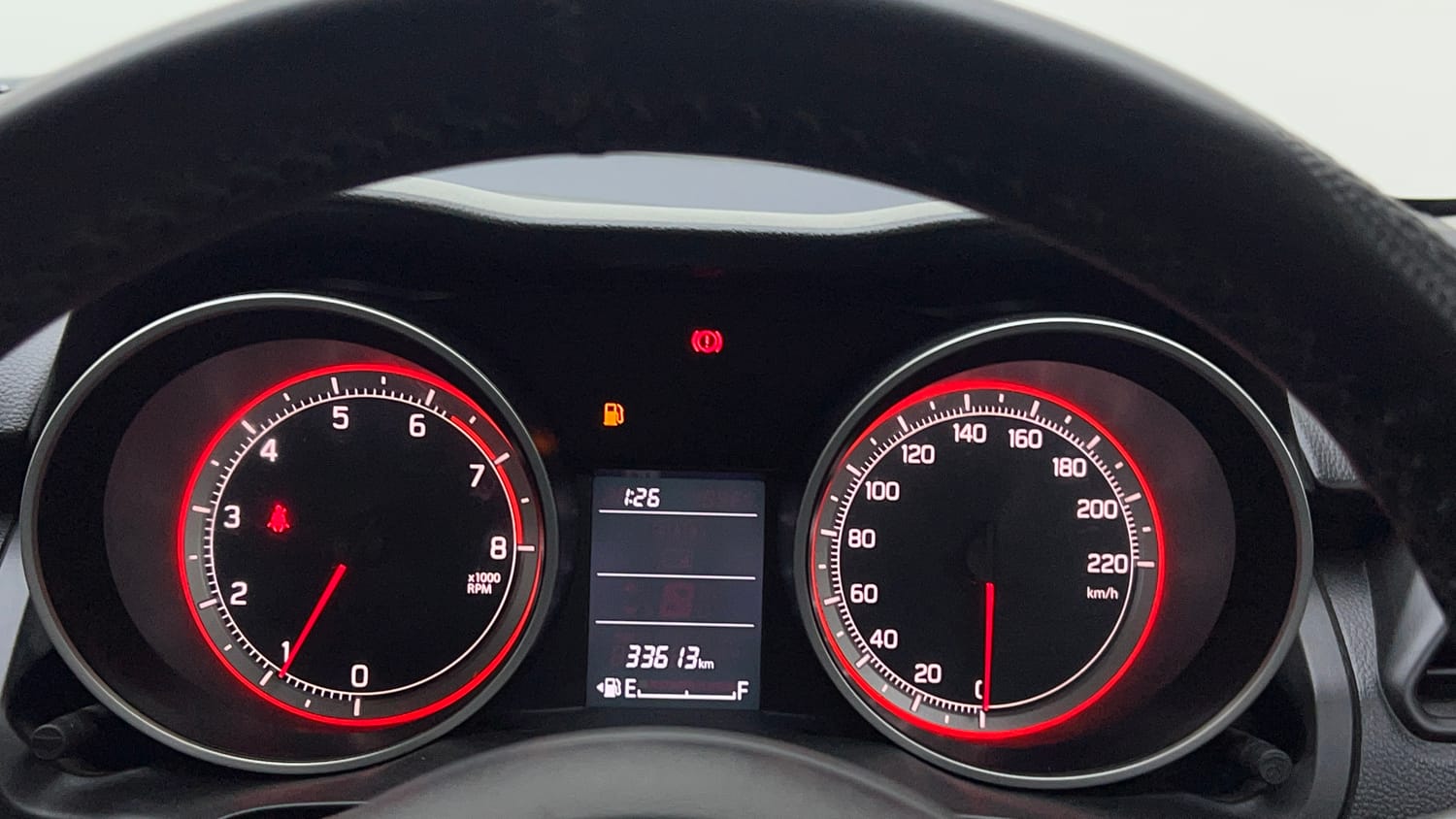 Used 2023 Maruti Suzuki Swift VXi Petrol Manual interior CLUSTERMETER VIEW