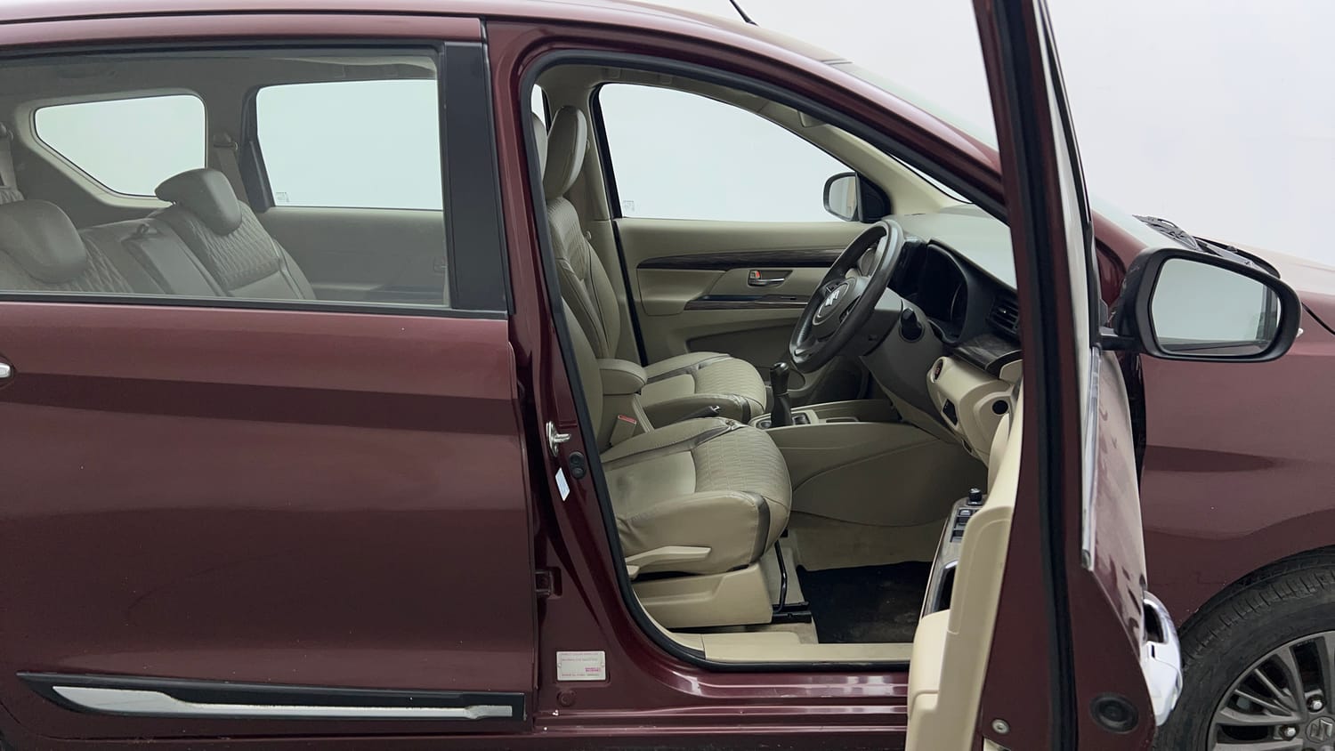 Used 2019 Maruti Suzuki New Ertiga ZXi Petrol Manual interior RIGHT SIDE FRONT DOOR CABIN VIEW