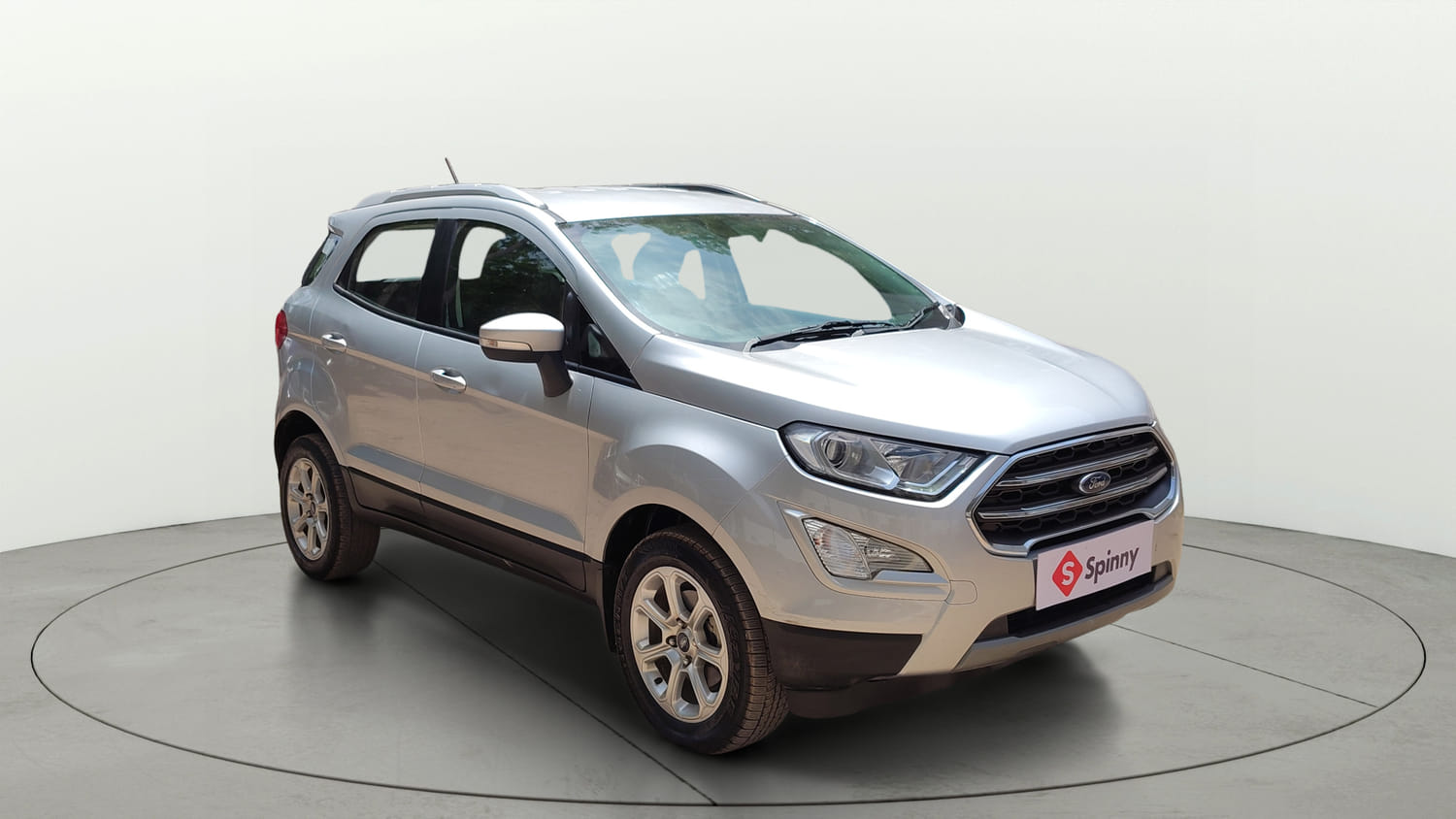 Used 2019 Ford EcoSport Titanium + 1.5L Ti-VCT AT Petrol Automatic exterior RIGHT FRONT CORNER VIEW
