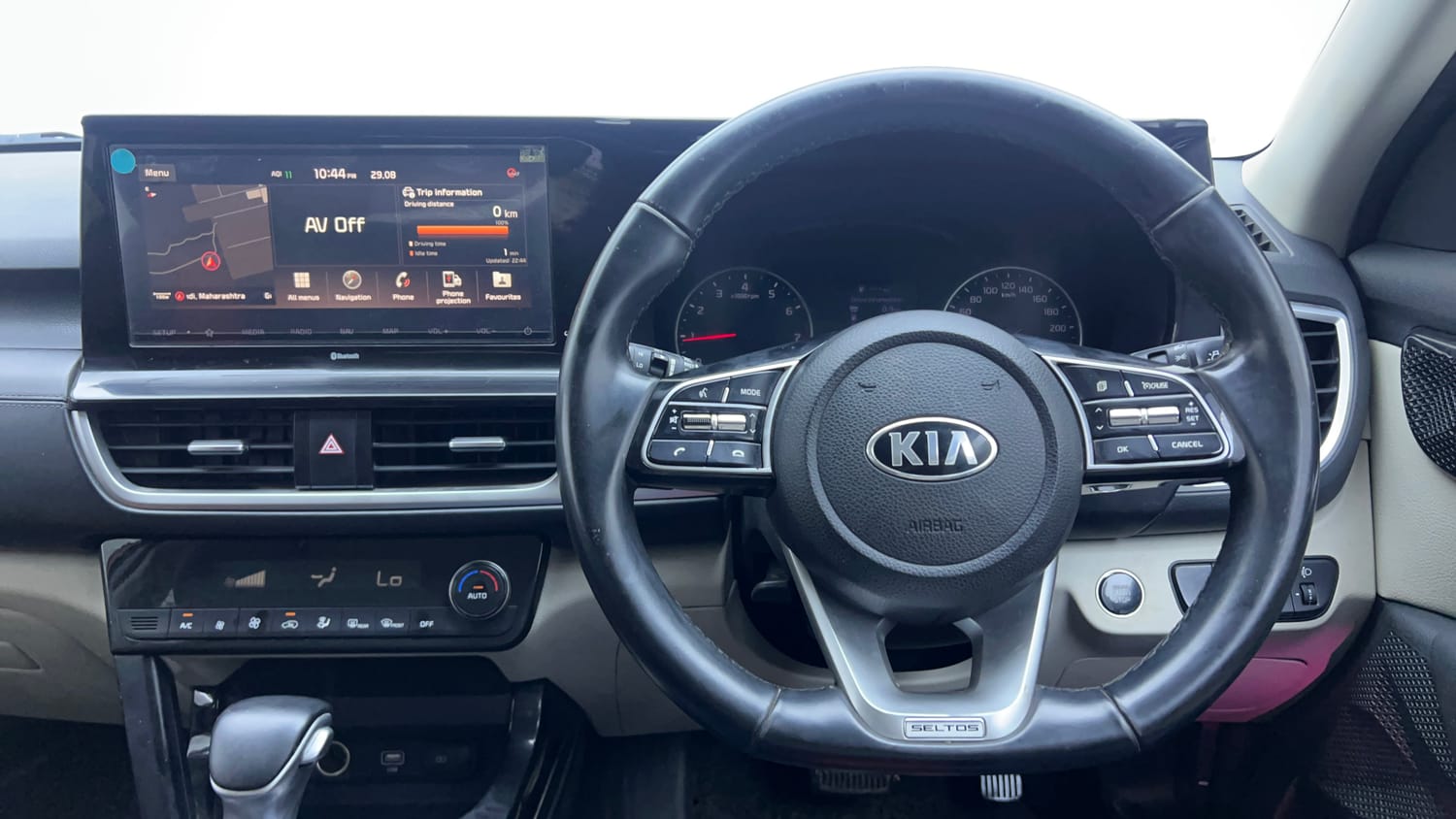 Used 2020 Kia Seltos HTX IVT 1.5 Petrol Automatic interior STEERING VIEW