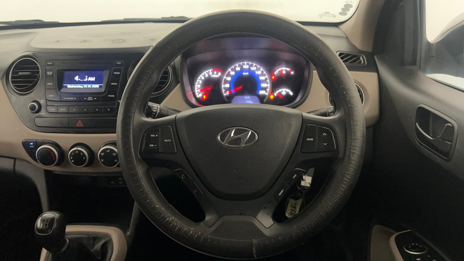 Used 2018 Hyundai Grand i10 Magna 1.2 Kappa VTVT Petrol Manual interior STEERING VIEW