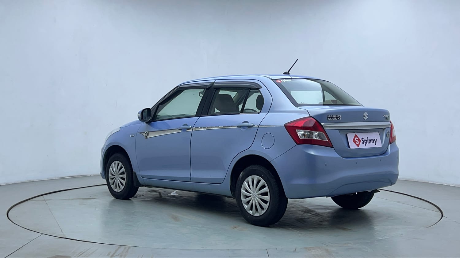 Used 2015 Maruti Suzuki Swift Dzire VXI Petrol Manual exterior LEFT REAR CORNER VIEW