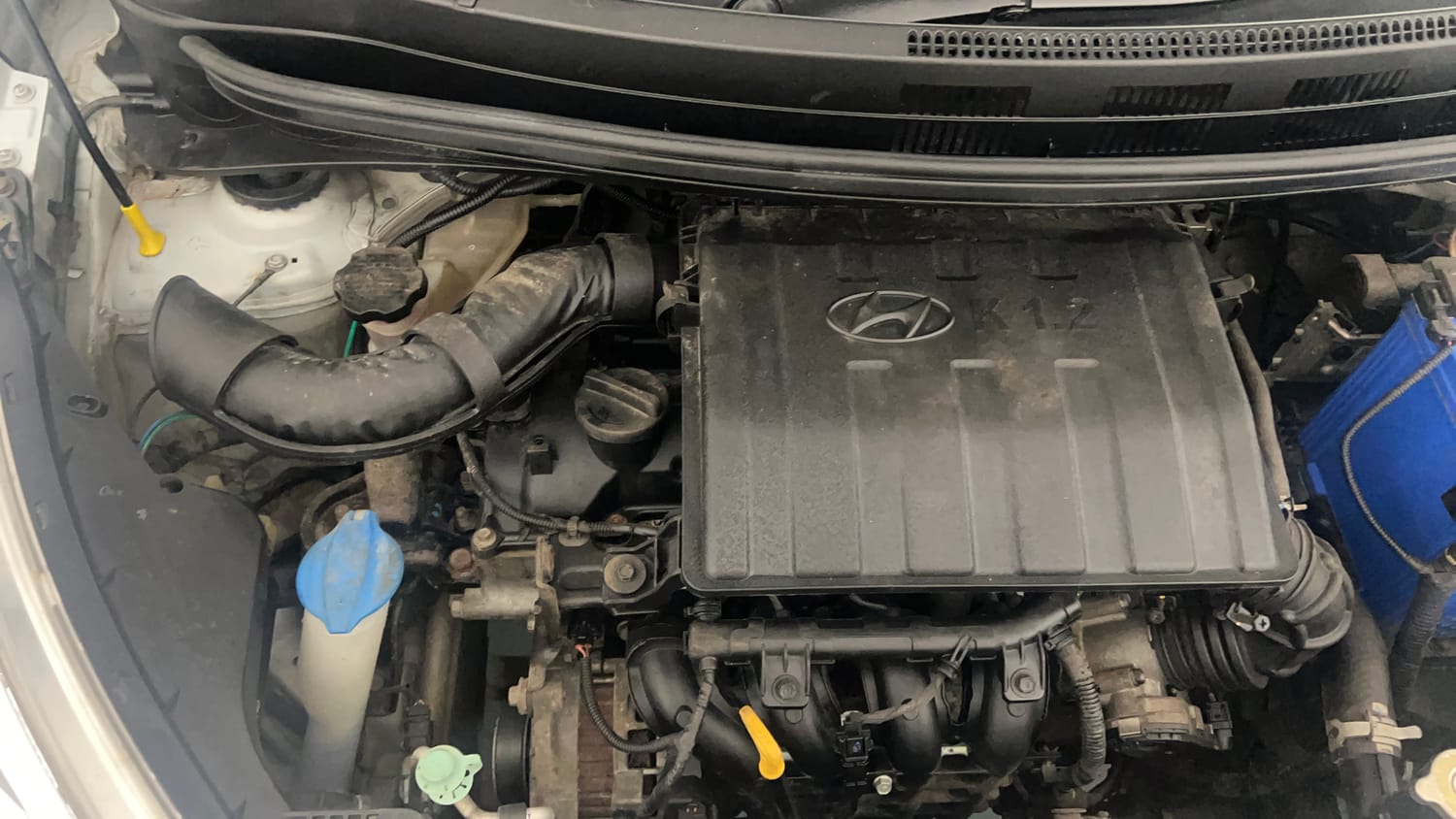 Used 2018 Hyundai Grand i10 Magna 1.2 Kappa VTVT Petrol Manual engine ENGINE RIGHT SIDE VIEW