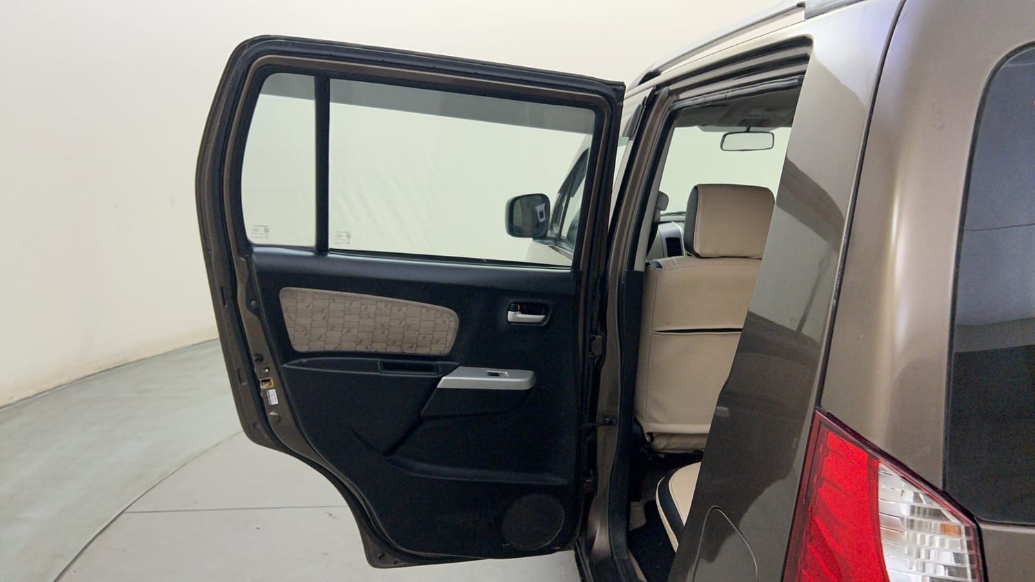 Used 2013 Maruti Suzuki Wagon R VXI Petrol Manual interior LEFT REAR DOOR OPEN VIEW
