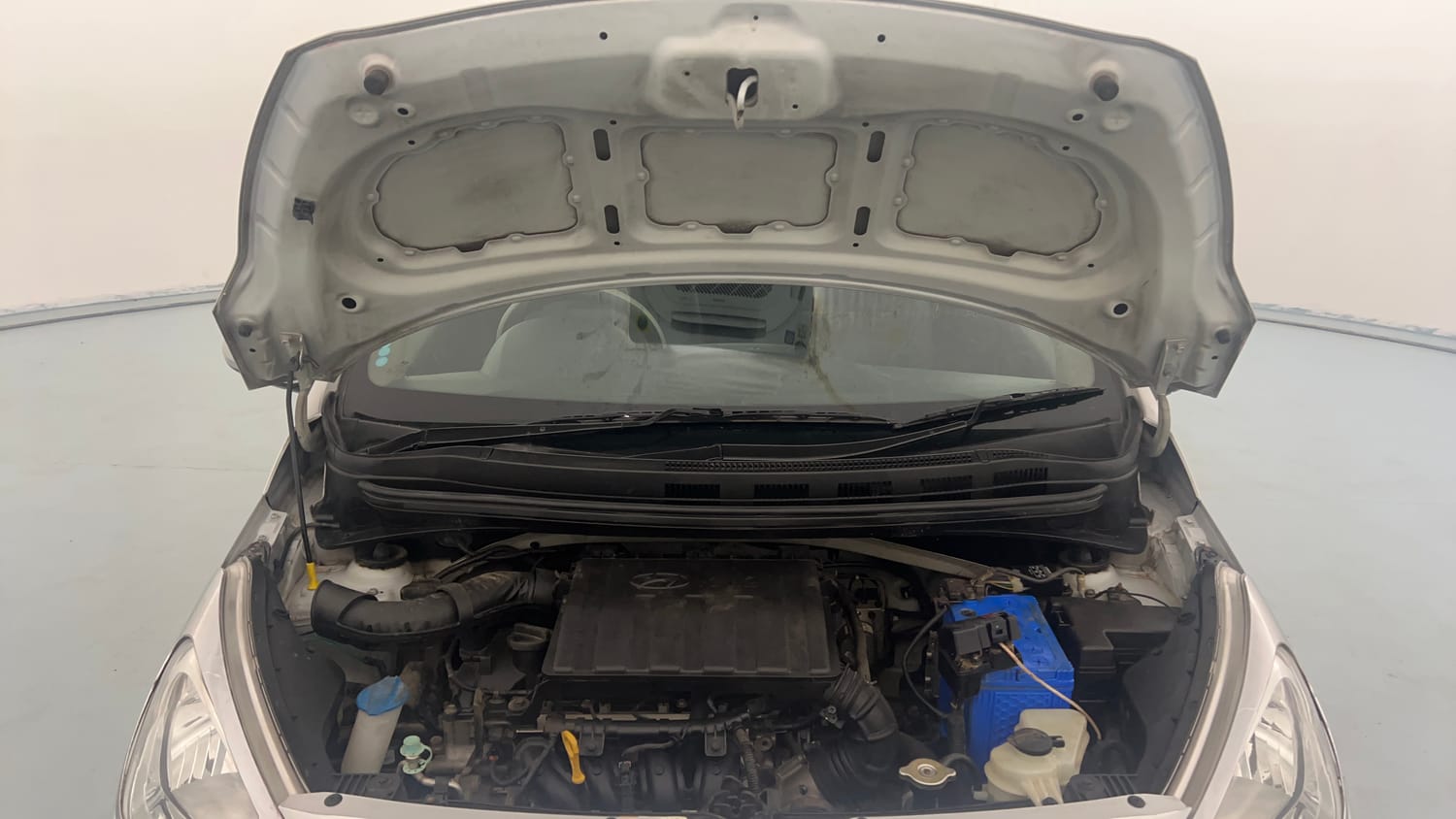 Used 2018 Hyundai Grand i10 Magna 1.2 Kappa VTVT Petrol Manual engine ENGINE & BONNET OPEN FRONT VIEW