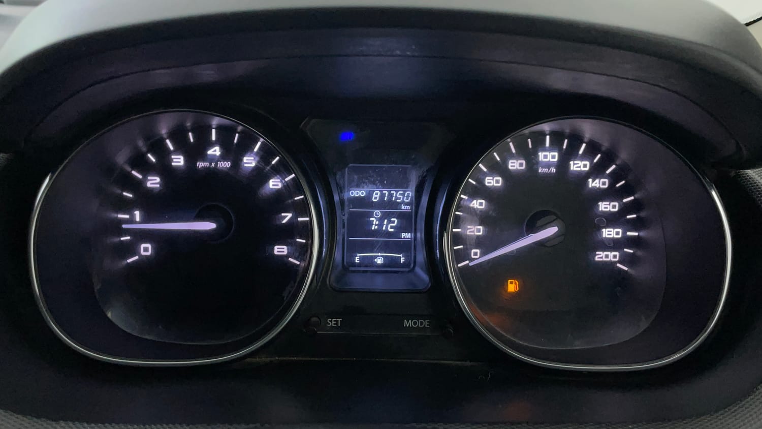 Used 2019 Tata Tiago Revotron XZ Petrol Manual interior CLUSTERMETER VIEW