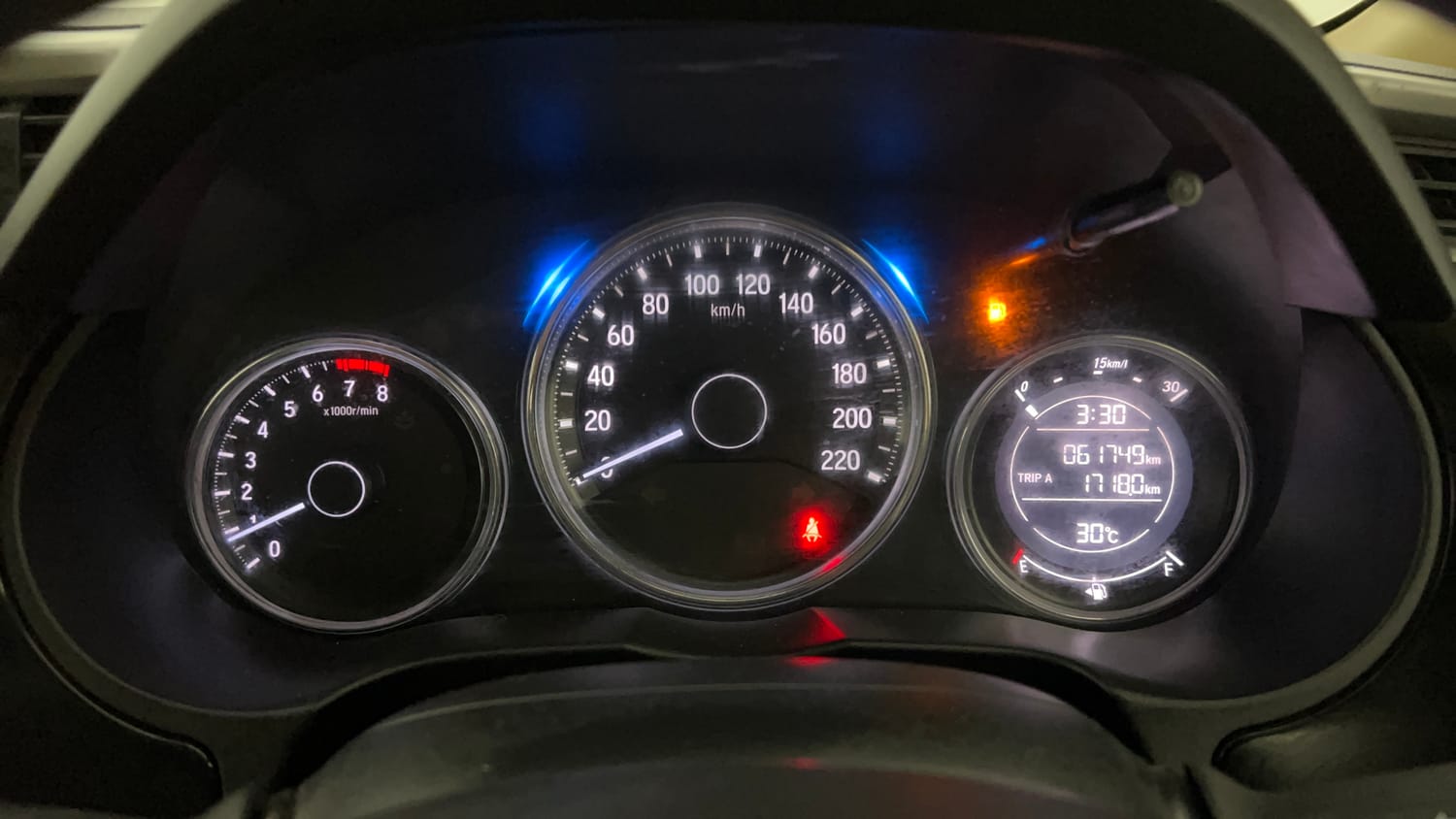 Used 2018 Honda City V Petrol Petrol Manual interior CLUSTERMETER VIEW