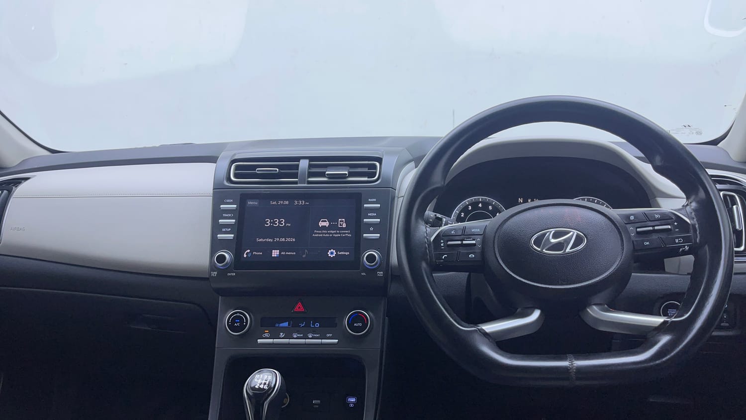 Used 2022 Hyundai Creta S 1.5 Petrol iMT Petrol Manual interior DASHBOARD VIEW