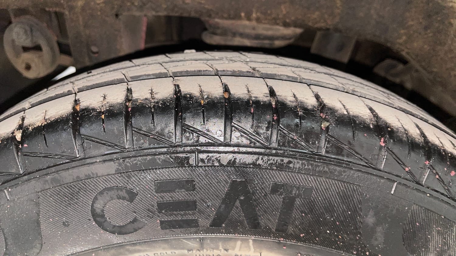 Used 2019 Maruti Suzuki Alto 800 VXi Petrol Manual tyres RIGHT REAR TYRE TREAD VIEW