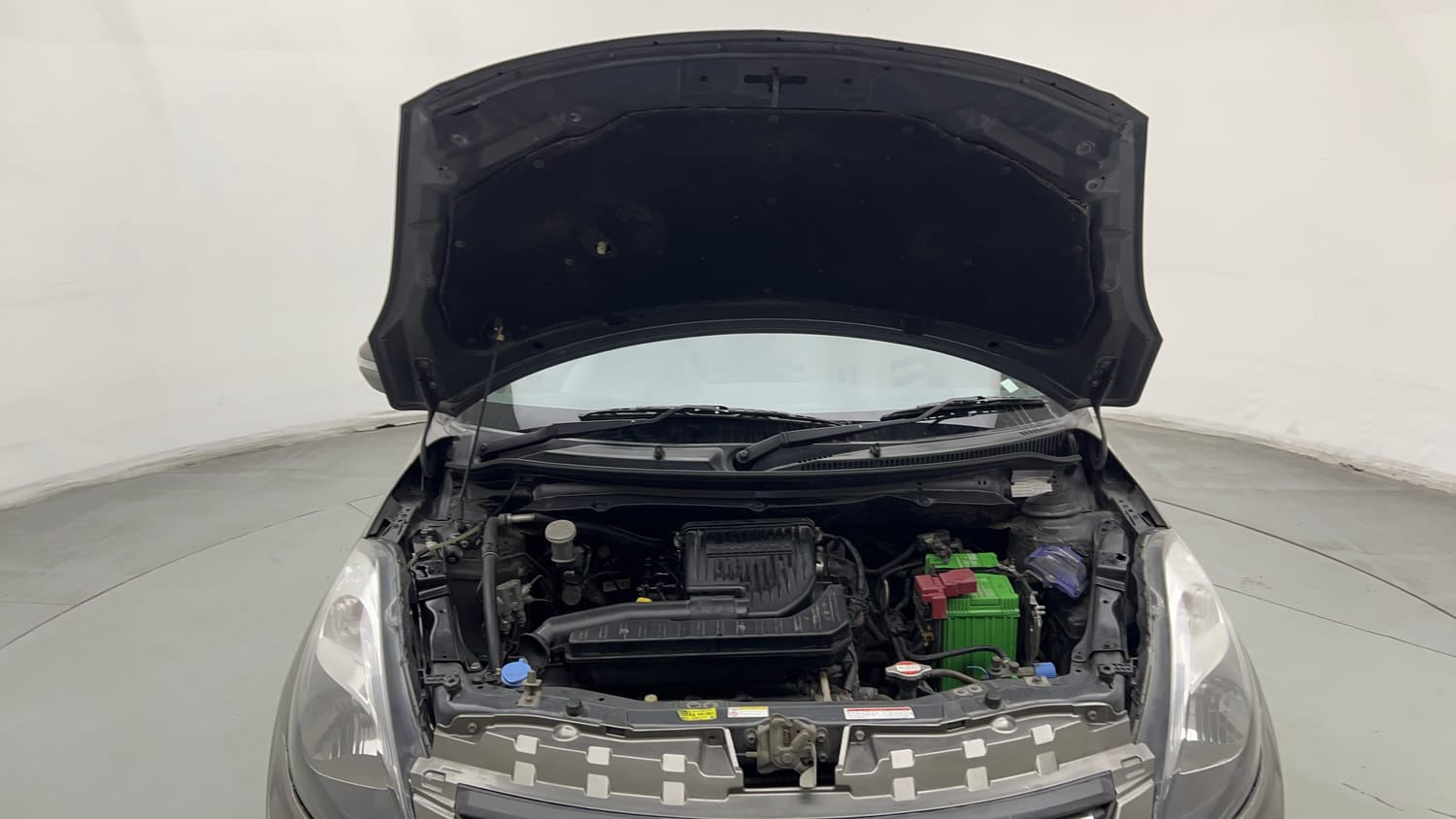 Used 2016 Maruti Suzuki Swift Dzire VXI Petrol + CNG (Outside Fitted) Cng Manual engine ENGINE & BONNET OPEN FRONT VIEW