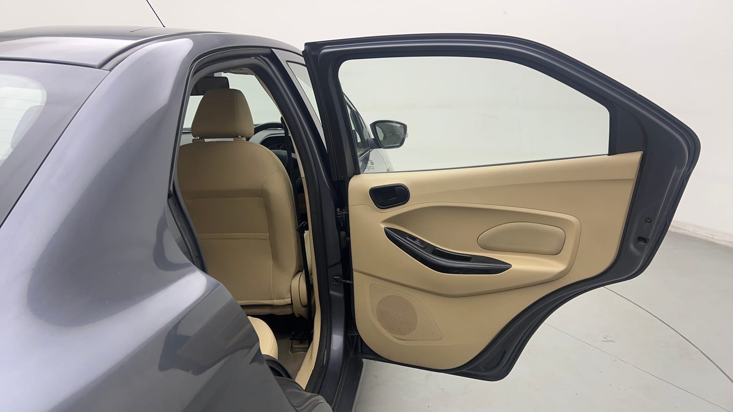 Used 2018 Ford Figo Aspire Titanium 1.2 Ti-VCT Petrol Manual interior RIGHT REAR DOOR OPEN VIEW