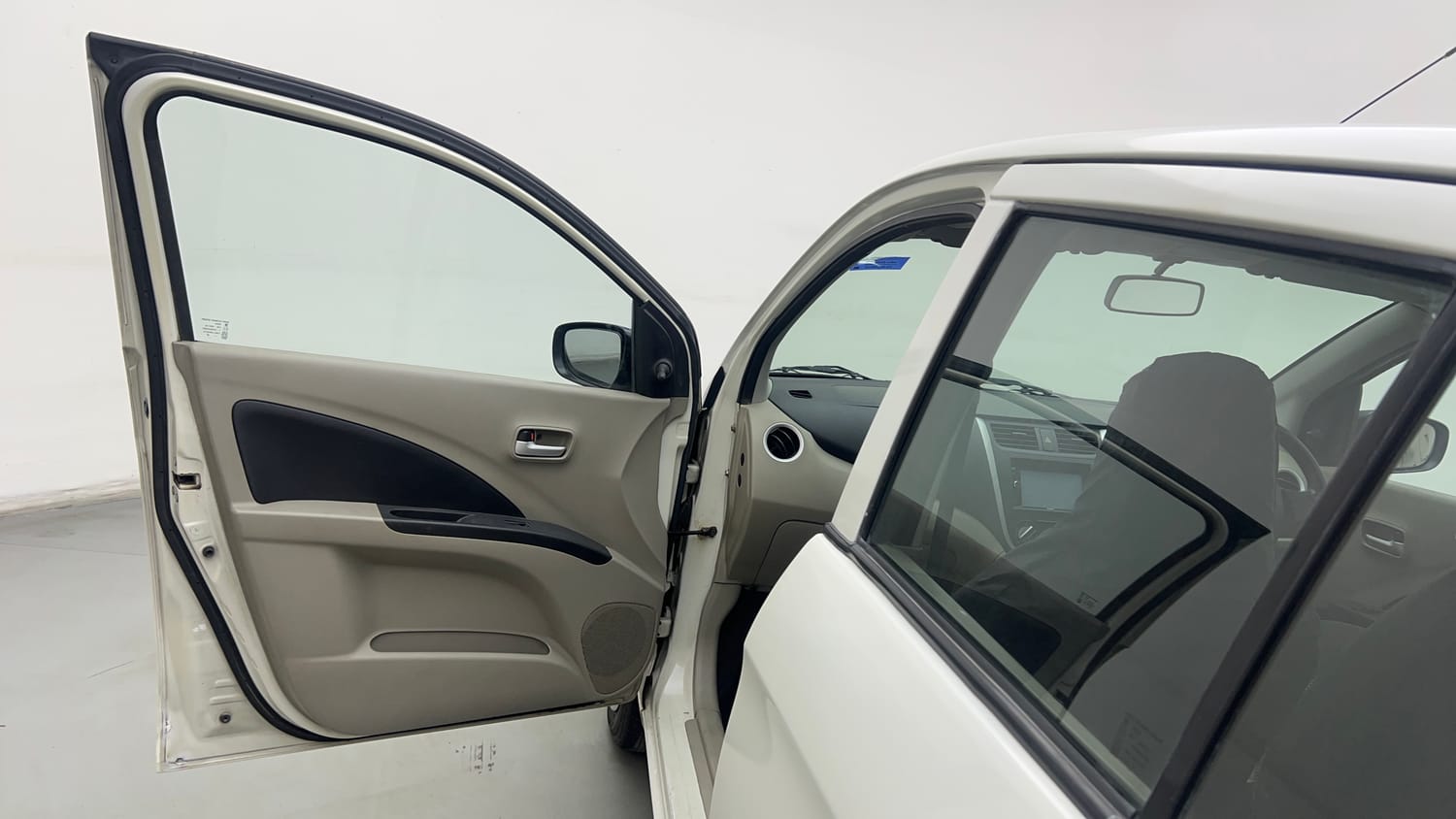 Used 2015 Maruti Suzuki Celerio VXi AMT Petrol Automatic interior LEFT FRONT DOOR OPEN VIEW