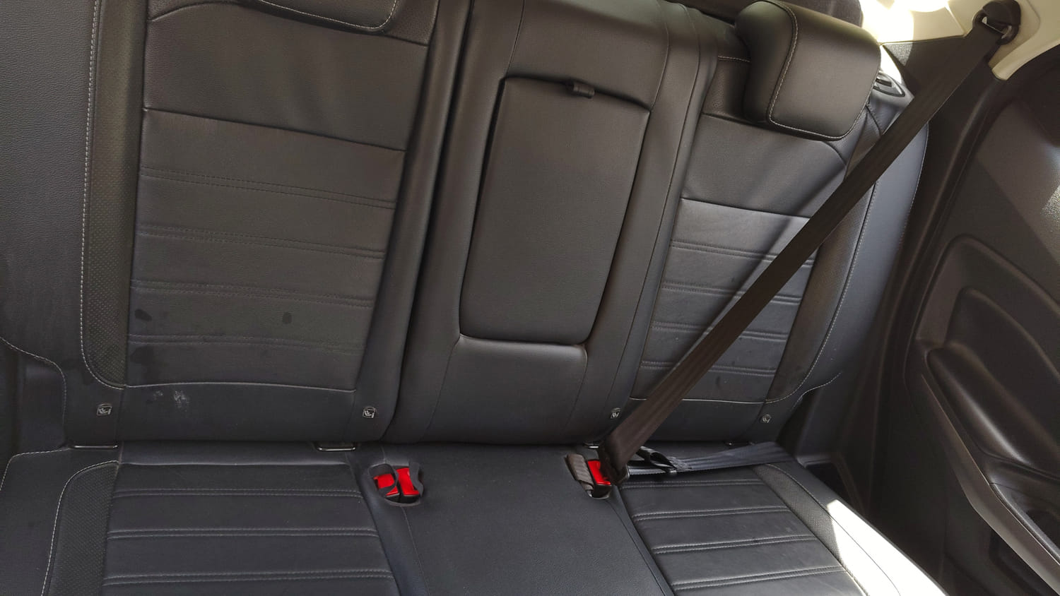 Used 2019 Ford EcoSport Titanium + 1.5L Ti-VCT AT Petrol Automatic interior REAR SEAT CONDITION VIEW