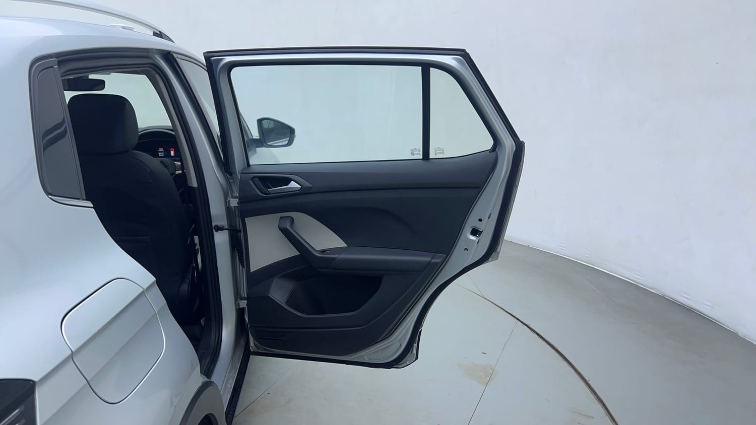 Used 2022 Volkswagen Taigun Topline 1.0 TSI MT Petrol Manual interior RIGHT REAR DOOR OPEN VIEW