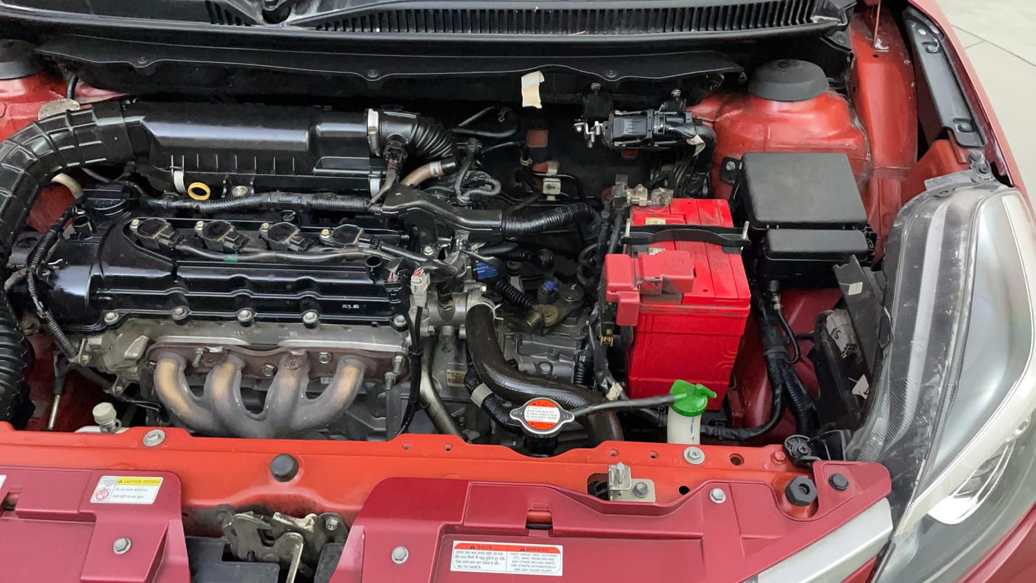 Used 2019 Maruti Suzuki Baleno Zeta Petrol Manual engine ENGINE LEFT SIDE VIEW