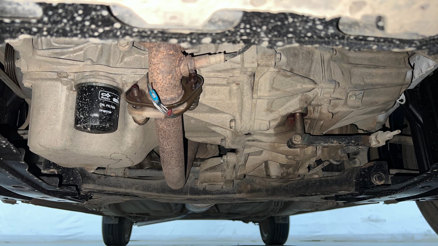 Used 2021 Maruti Suzuki Baleno Zeta Petrol Manual extra FRONT LEFT UNDERBODY VIEW