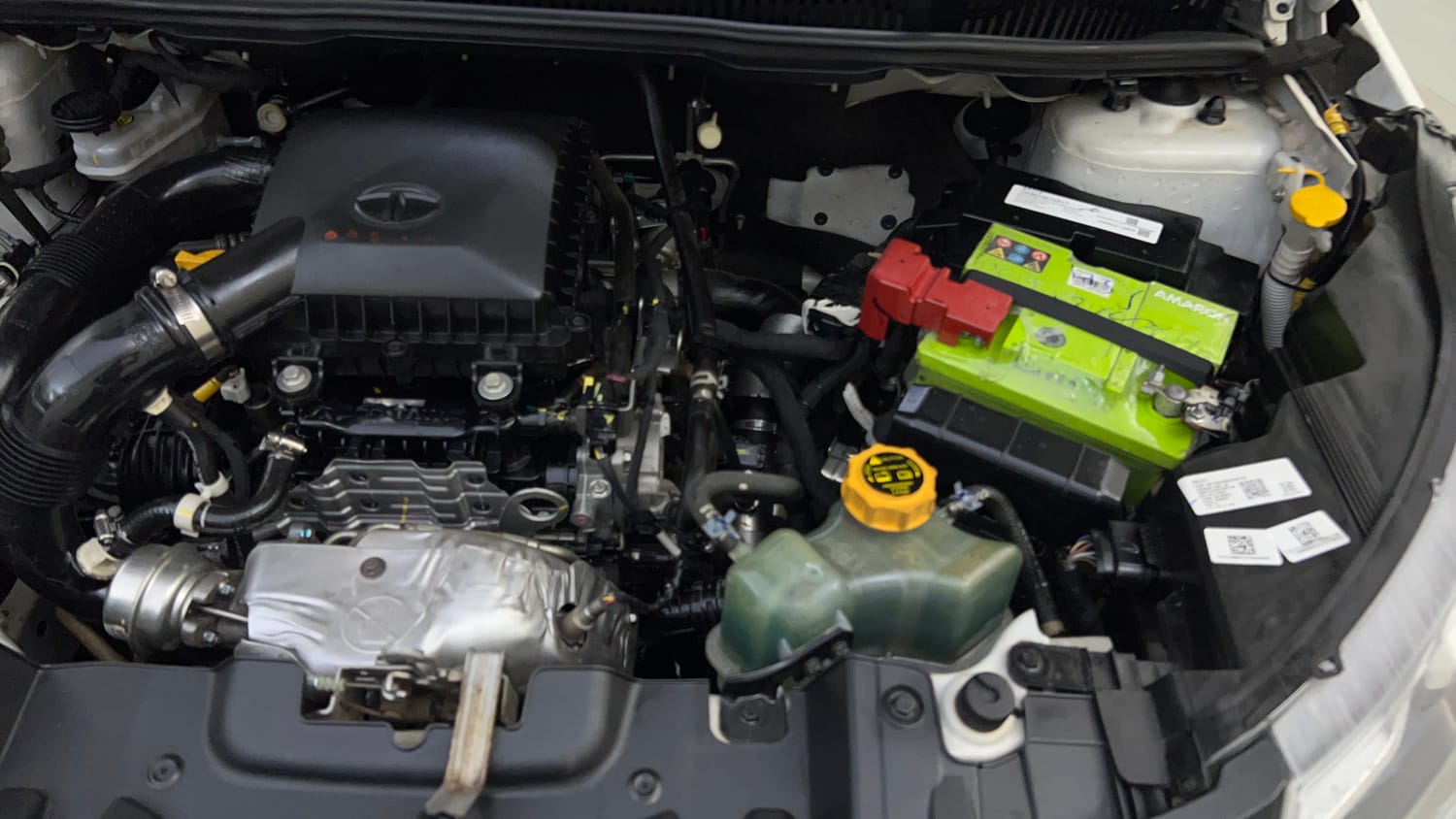 Used 2022 Tata Nexon XZA Plus (Premium) Petrol Automatic engine ENGINE LEFT SIDE VIEW