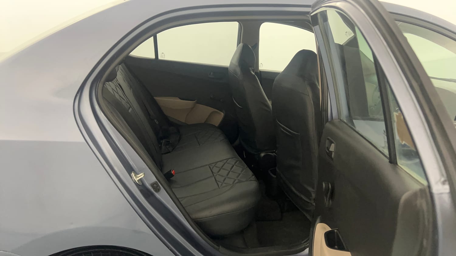 Used 2015 Hyundai Xcent Base 1.2 Petrol Manual interior RIGHT SIDE REAR DOOR CABIN VIEW