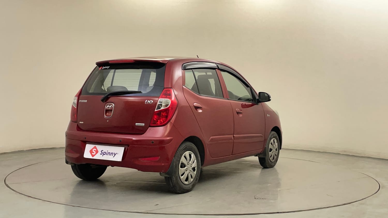 Used 2012 Hyundai i10 Sportz 1.2 AT Kappa2 Petrol Automatic exterior RIGHT REAR CORNER VIEW