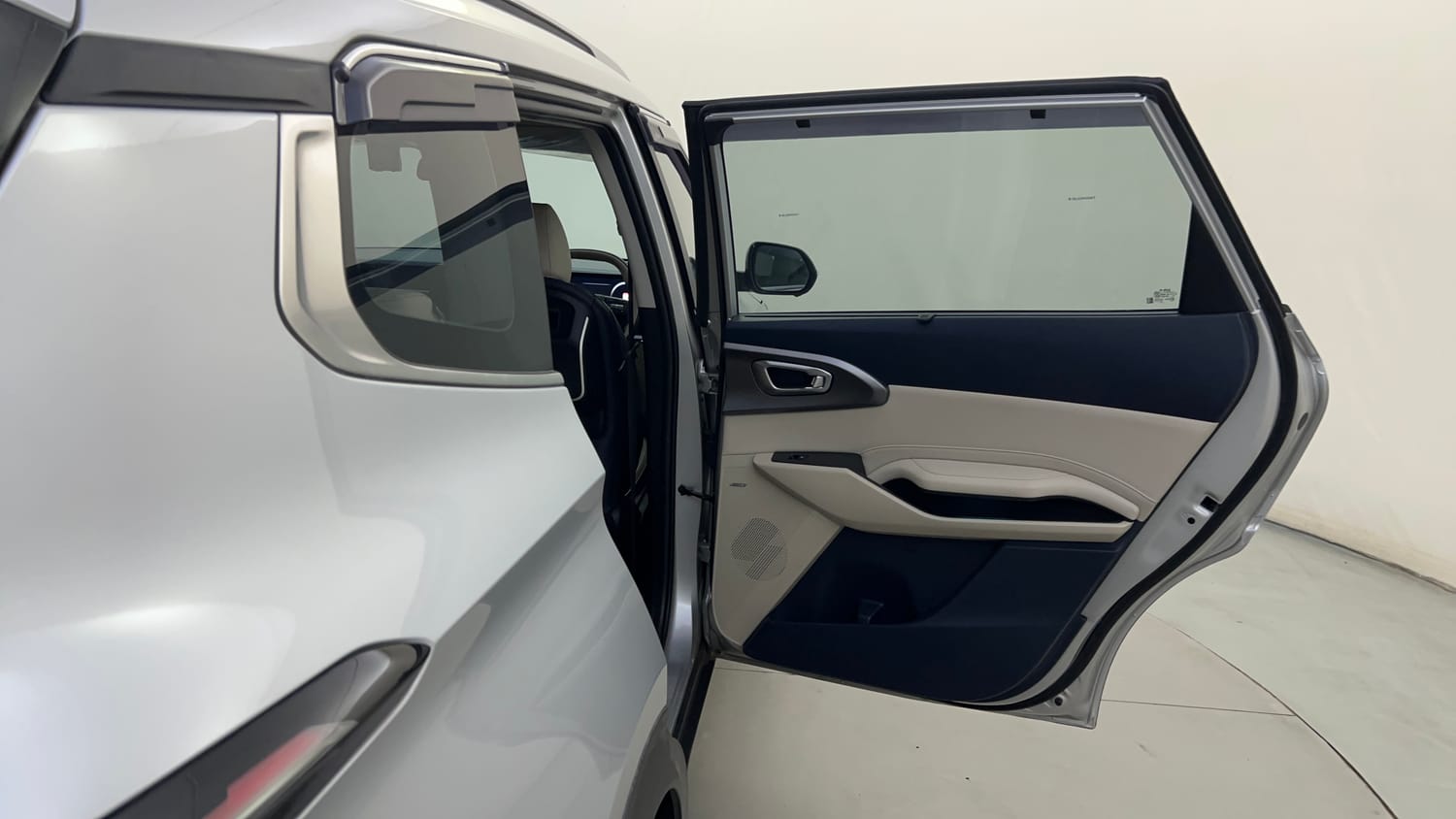 Used 2025 Kia Carens Clavis HTX Plus 1.5 Turbo Petrol 7STR MT Petrol Manual interior RIGHT REAR DOOR OPEN VIEW