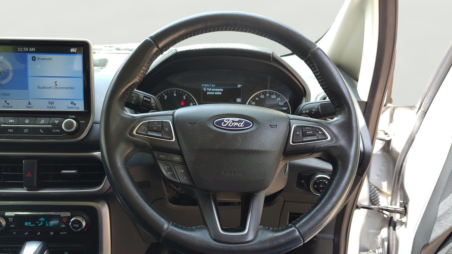 Used 2019 Ford EcoSport Titanium + 1.5L Ti-VCT AT Petrol Automatic interior STEERING VIEW