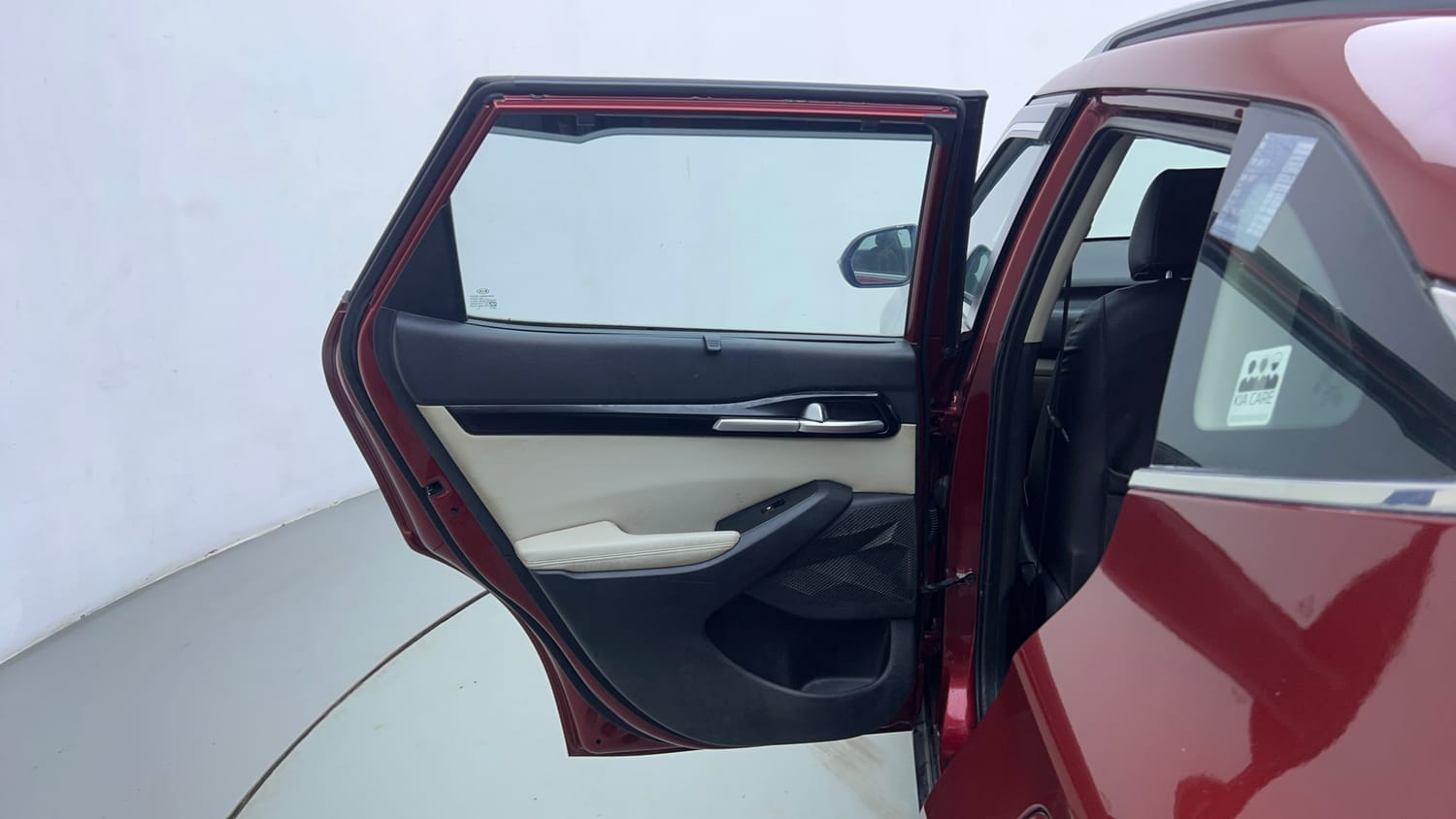 Used 2020 Kia Seltos HTX IVT 1.5 Petrol Automatic interior LEFT REAR DOOR OPEN VIEW