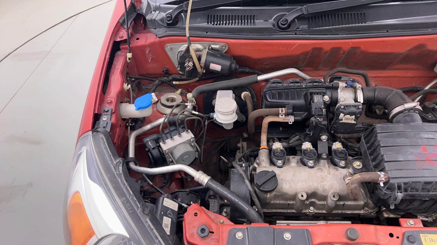 Used 2022 Maruti Suzuki Alto 800 LXi (O) Petrol Manual engine ENGINE RIGHT SIDE VIEW