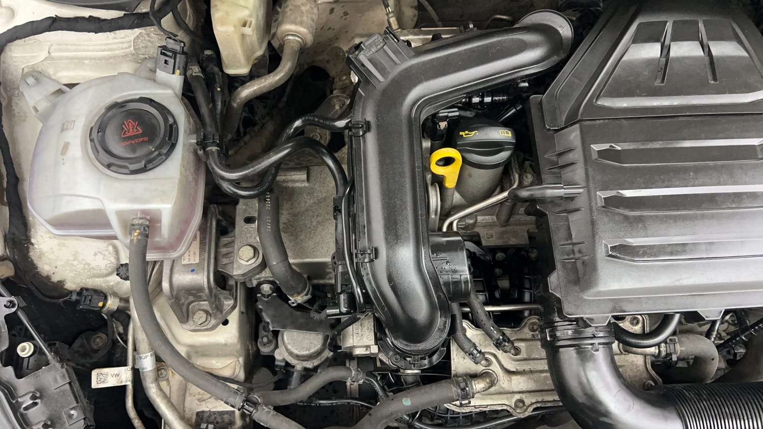Used 2022 Skoda Slavia Style 1.0L TSI MT Petrol Manual engine ENGINE RIGHT SIDE VIEW