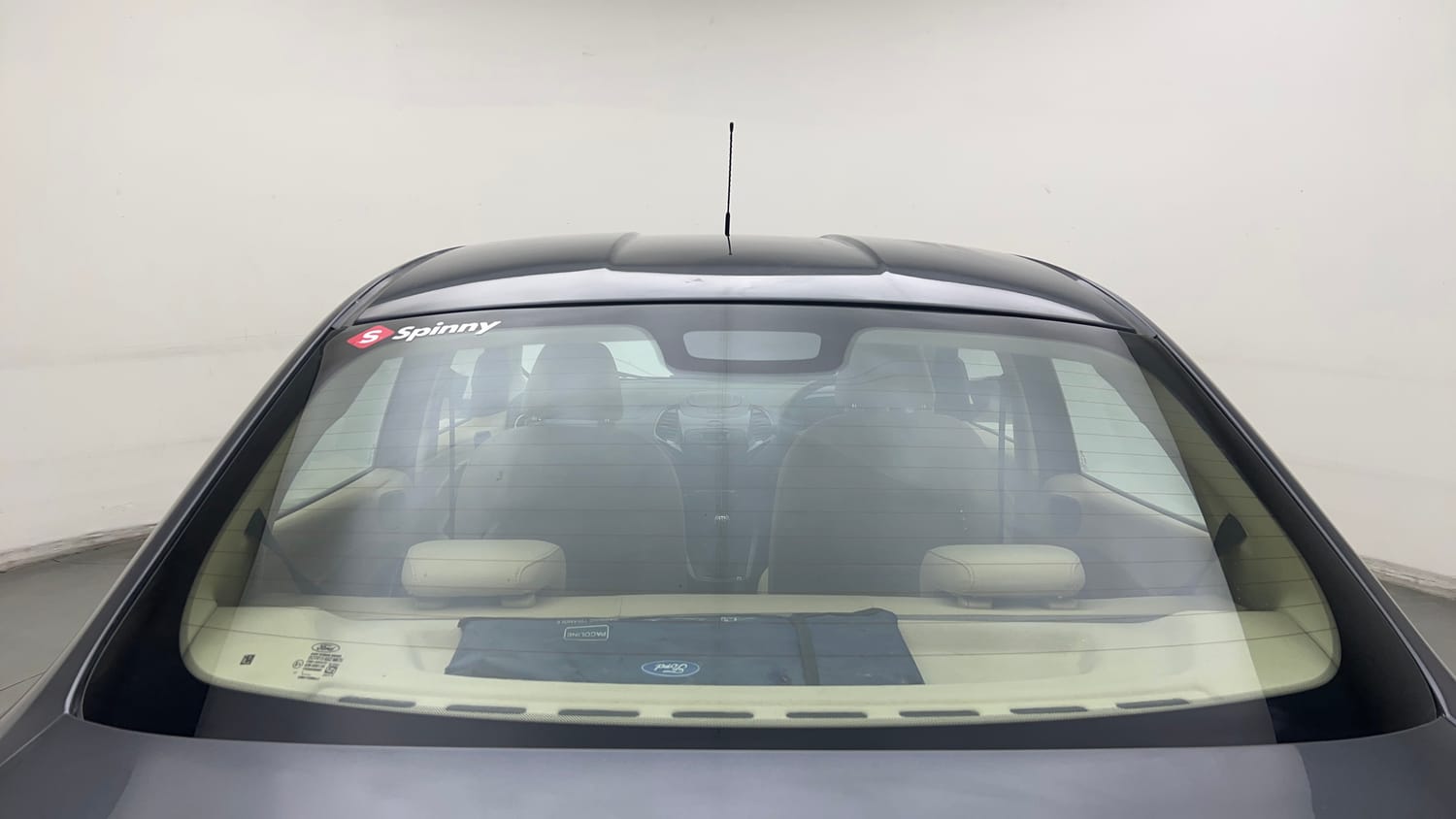 Used 2018 Ford Figo Aspire Titanium 1.2 Ti-VCT Petrol Manual exterior BACK WINDSHIELD VIEW