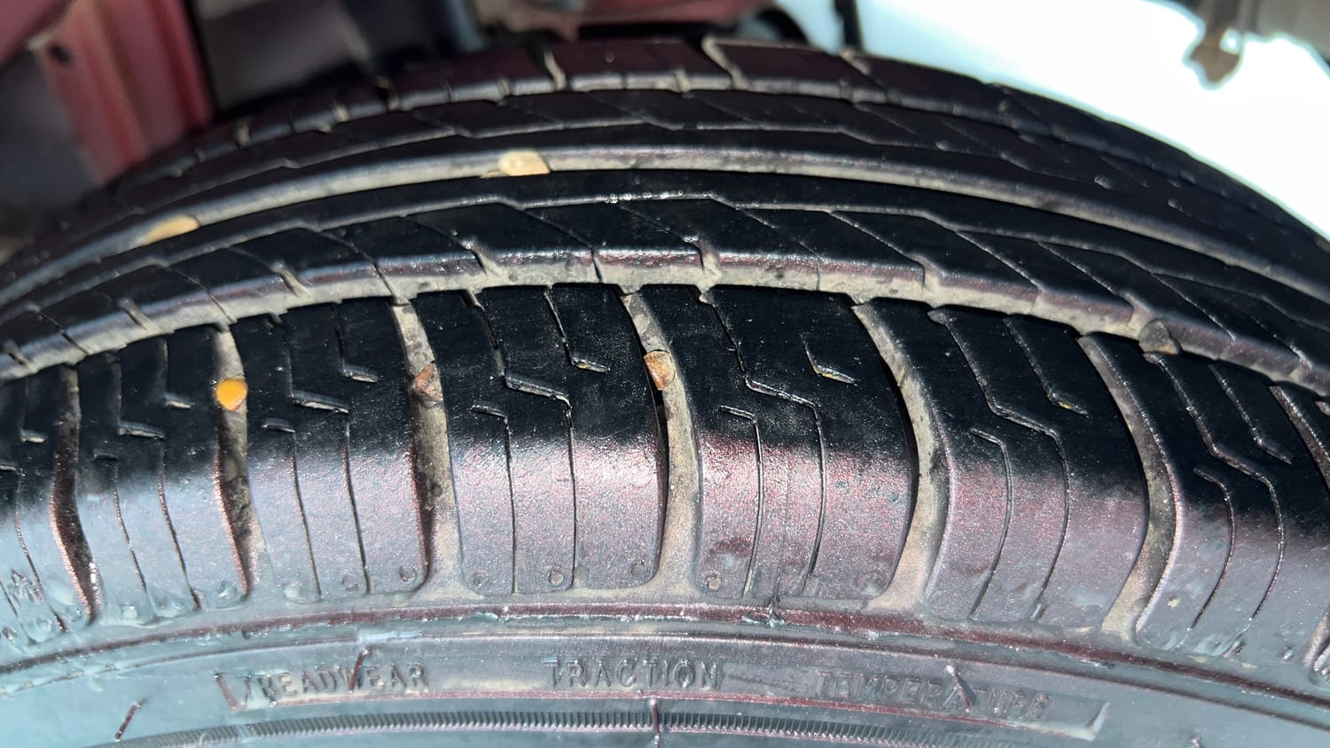 Used 2015 Maruti Suzuki Alto K10 VXi Petrol Manual tyres LEFT REAR TYRE TREAD VIEW