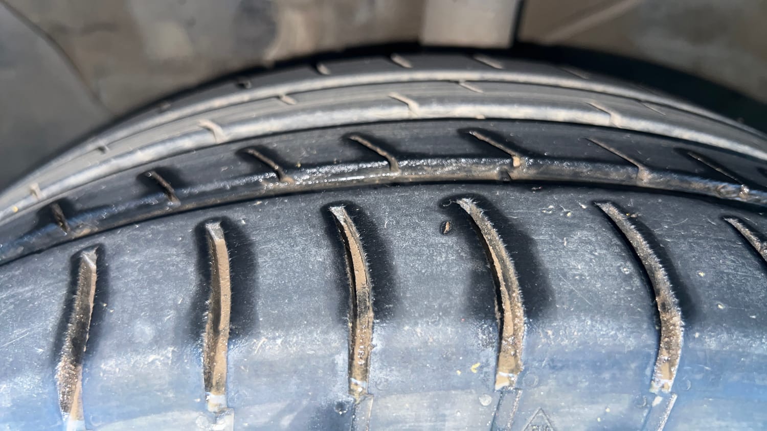 Used 2019 Hyundai Creta EX 1.6 Petrol Petrol Manual tyres LEFT FRONT TYRE TREAD VIEW
