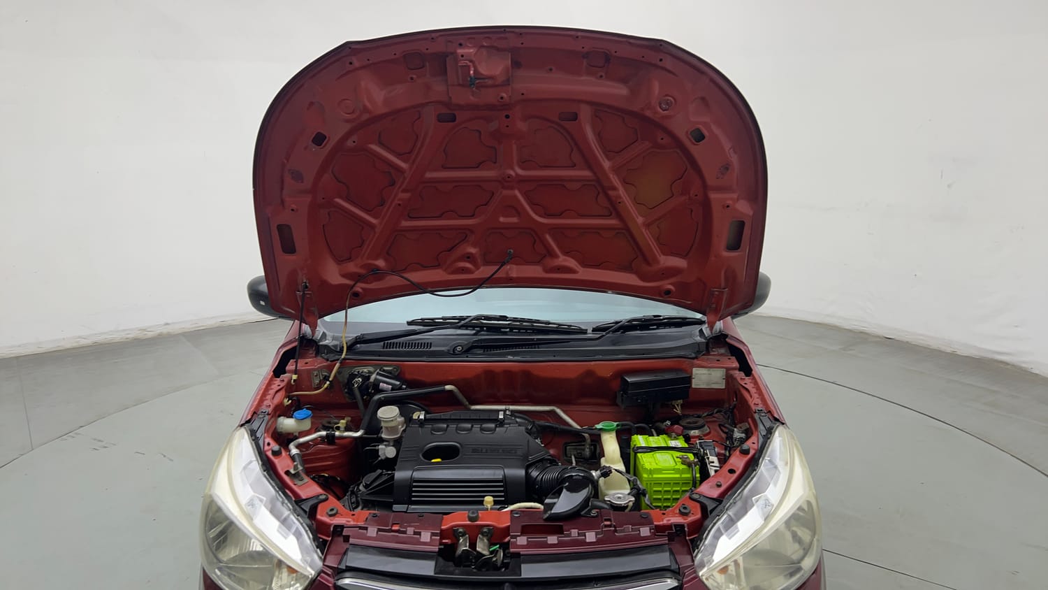 Used 2015 Maruti Suzuki Alto K10 VXi Petrol Manual engine ENGINE & BONNET OPEN FRONT VIEW