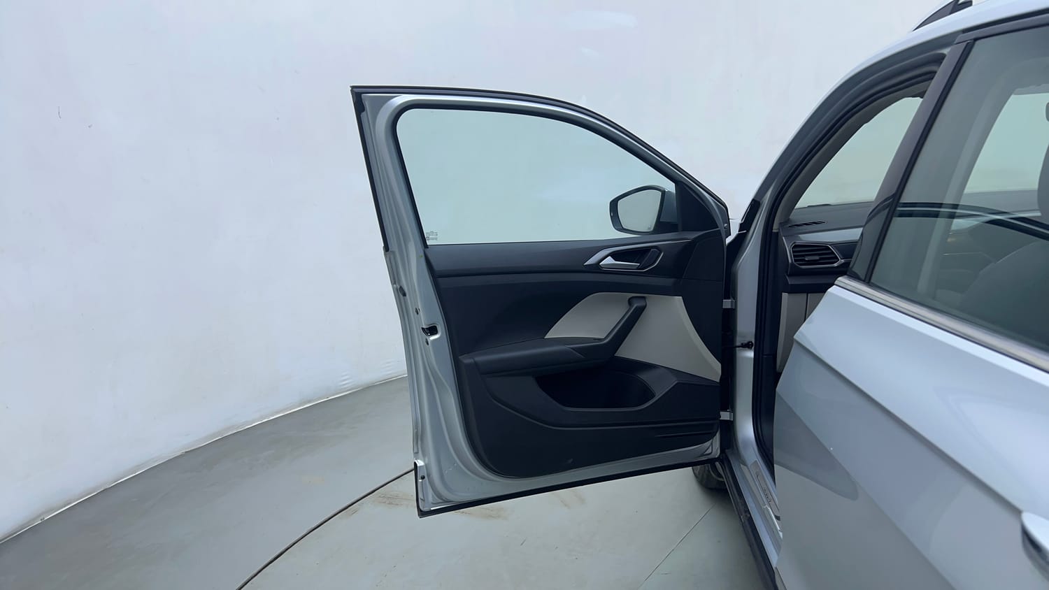 Used 2022 Volkswagen Taigun Topline 1.0 TSI MT Petrol Manual interior LEFT FRONT DOOR OPEN VIEW