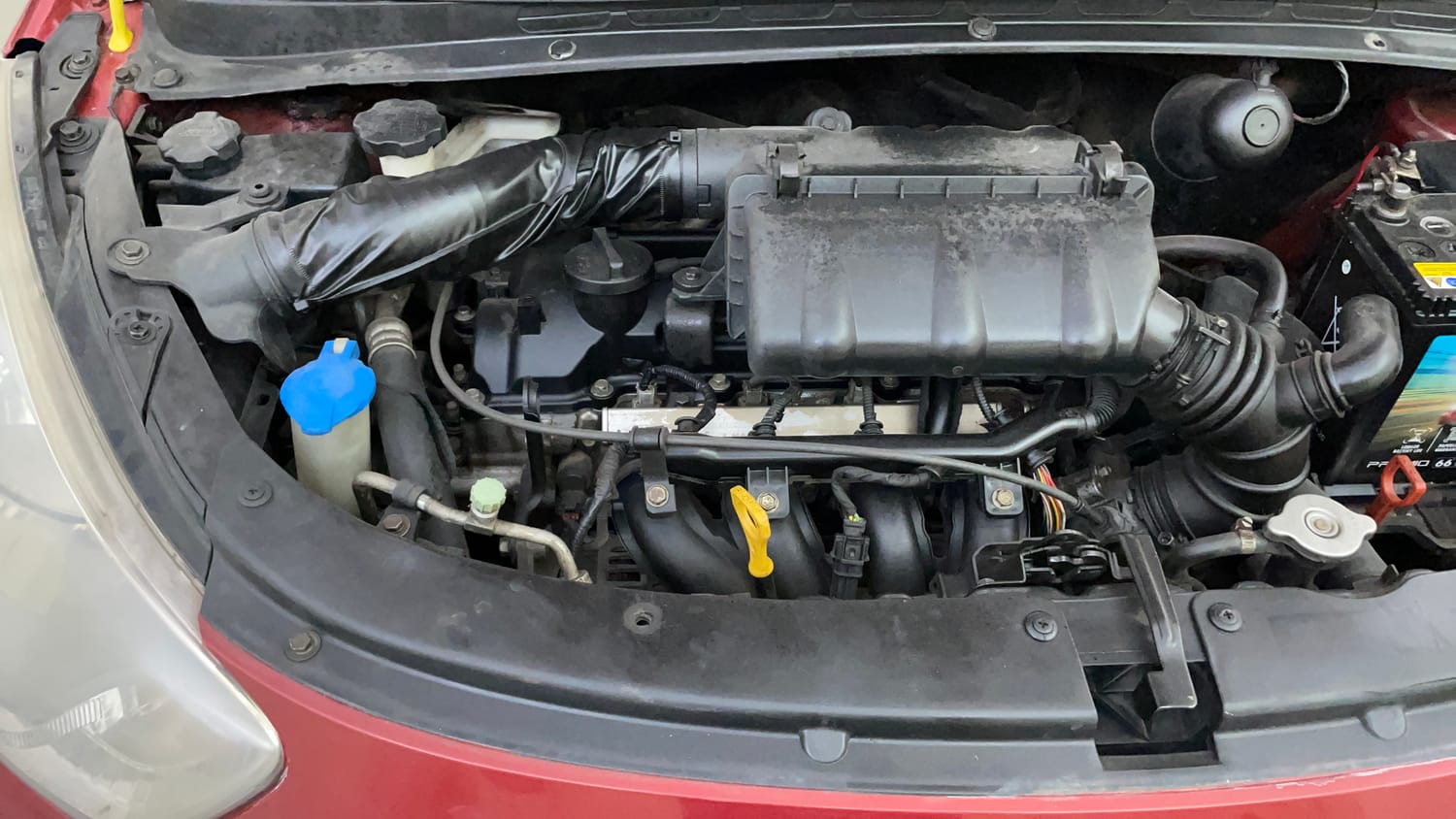 Used 2012 Hyundai i10 Sportz 1.2 AT Kappa2 Petrol Automatic engine ENGINE RIGHT SIDE VIEW