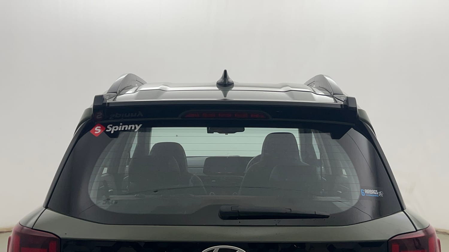 Used 2024 Hyundai Exter SX (O) Connect 1.2 AMT Petrol Automatic exterior BACK WINDSHIELD VIEW