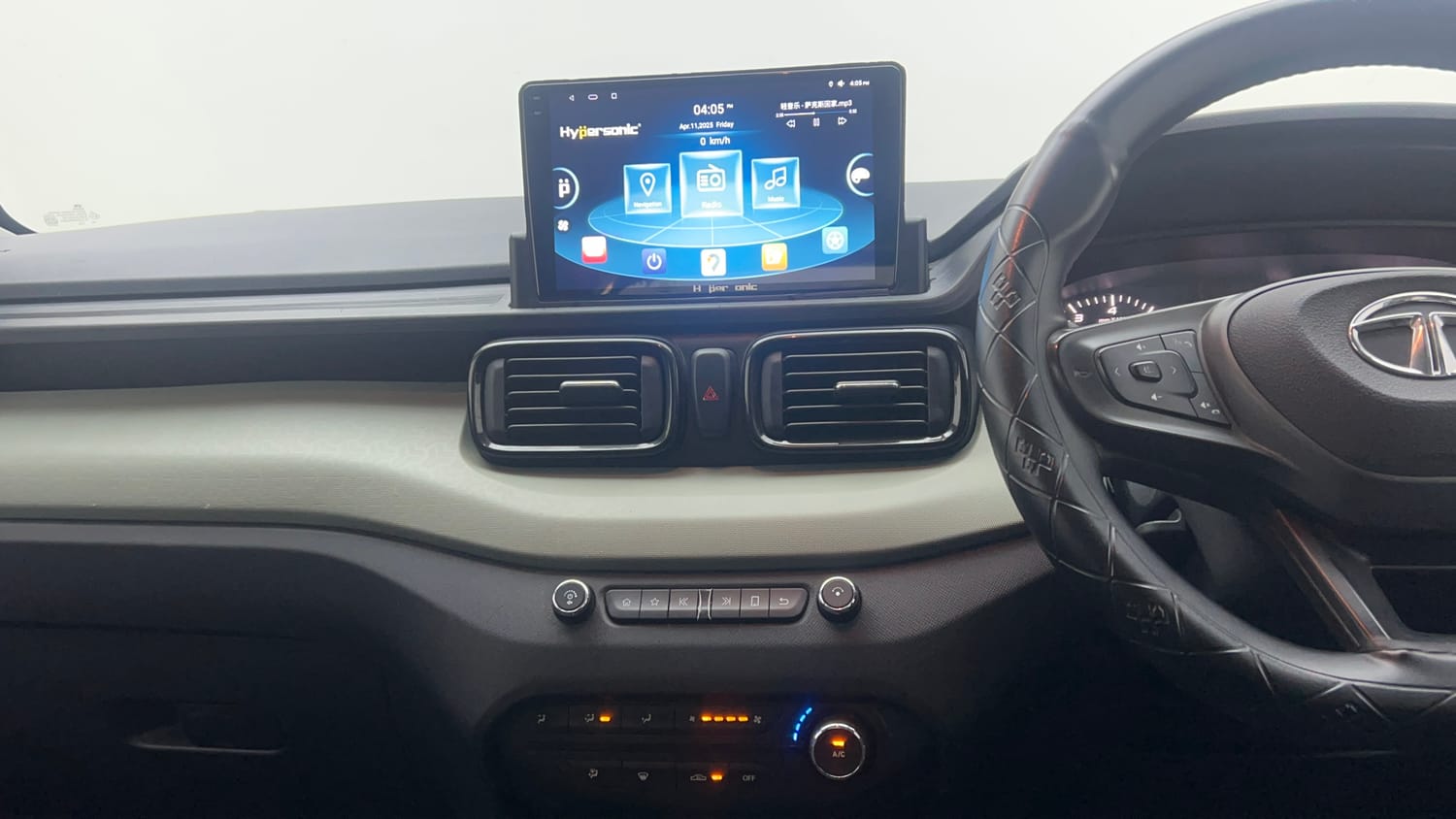 Used 2021 Tata Punch Adventure AMT Petrol Automatic interior MUSIC SYSTEM & AC CONTROL VIEW